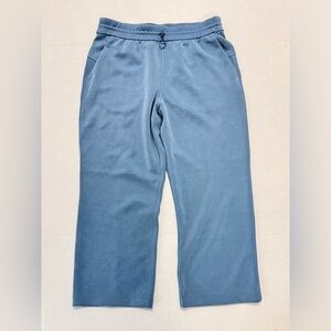 lululemon athletica Blue Cropped Wide-Leg Casual Pants
